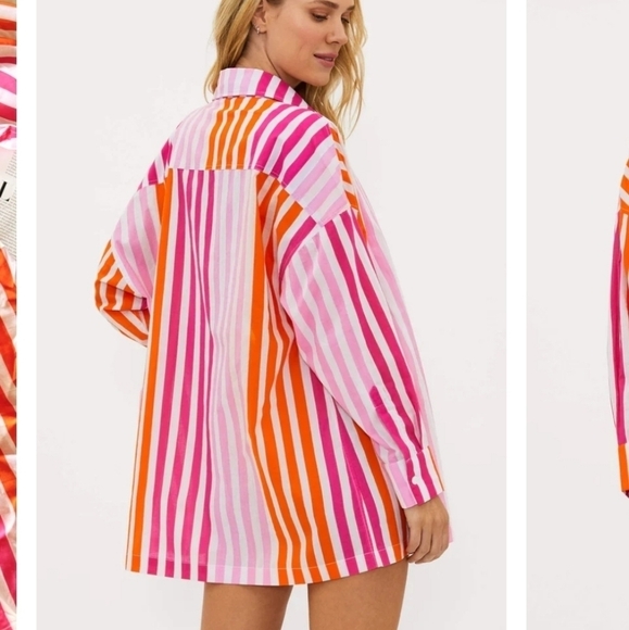 Beach Riot Alexa Top Sunset Stripes. Size Plus Large. New.The Alexa Top is our - Picture 2 of 9